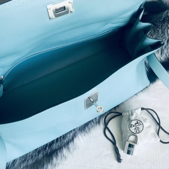 SOLD 💛Shoulder KELLY 42 + Twilly. Brand new. Rare. - Picture 5 of 12